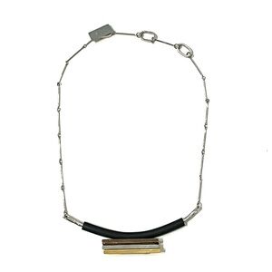 🇨🇦 Anne Marie Chagnon Modernist Mixed Metals Necklace
